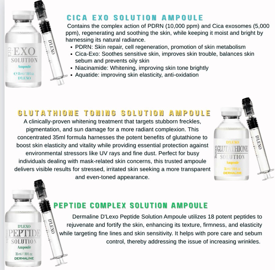 D'LEXO Glutathione Toning Solution Ampoule