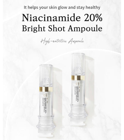 Tom-Tit-Tot Niacinamide 20% Bright Shot Ampoule 5ml x 5EA | Brightening & Anti-Wrinkle Serum | PDRN + Gold + Exosome | Tom Tit Tot K-Beauty
