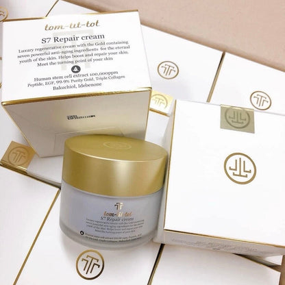 Tom-Tit-Tot S7 Repair Cream – EGF & PDRN Anti-Aging Moisturizer for Firm, Radiant Skin