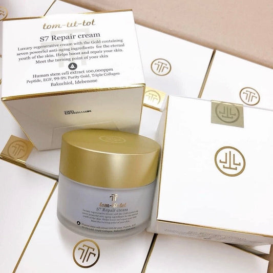 Tom-Tit-Tot S7 Repair Cream – EGF & PDRN Anti-Aging Moisturizer for Firm, Radiant Skin