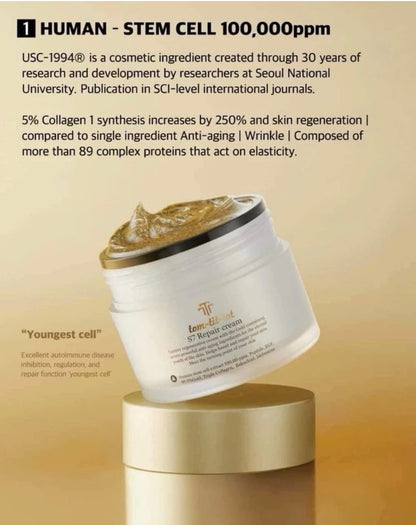 Tom-Tit-Tot S7 Repair Cream – EGF & PDRN Anti-Aging Moisturizer for Firm, Radiant Skin