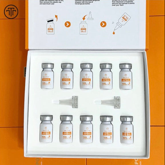 Tom-Tit-Tot Placenta V15 Shiny Ampoule – 15% Vitamin C Brightening Serum | Niacinamide + Phyto Placenta