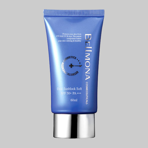 Bellmona Dual Sunblock Soft SPF 50+++ – 2-in-1 Sunscreen & Hydrating Moisturizer