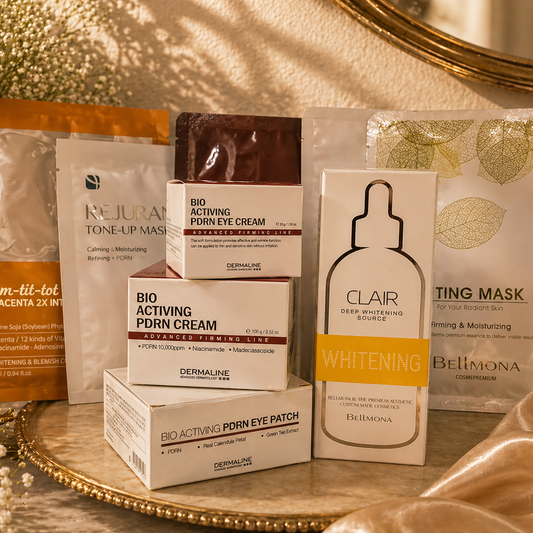 K-Beauty Gift Set – PDRN Whitening Skincare Bundle | Glow-Unique