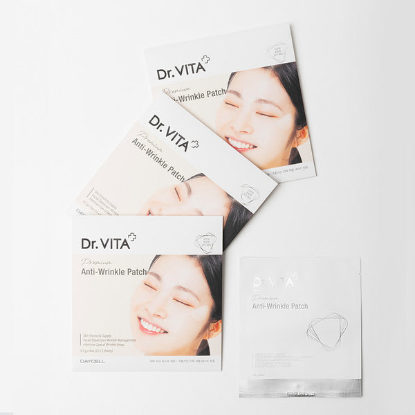Dr. Vita Anti-Wrinkle Patch – Collagen & Hyaluronic Acid Wrinkle Smoothing Patches (60-Pack)